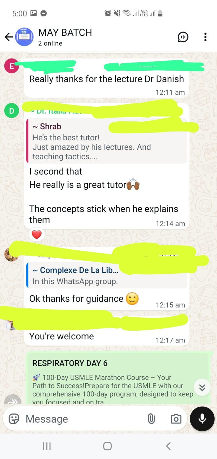 USMLE 100 Days Marathon – Student Review 16
